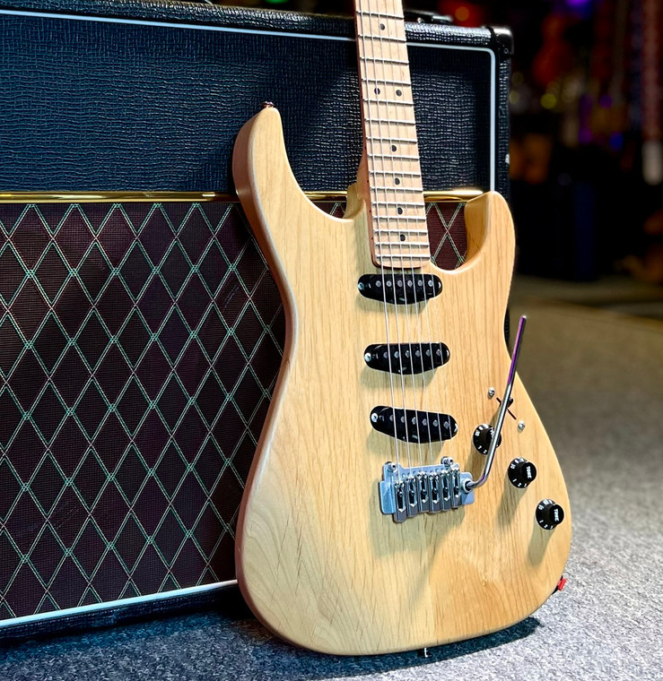 SOLD - Warmoth Custom Strat - O - Caster - Natural