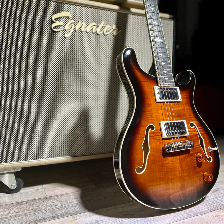 SOLD - 2022 PRS SE Hollow body -  McCarty Tobacco Sunburst