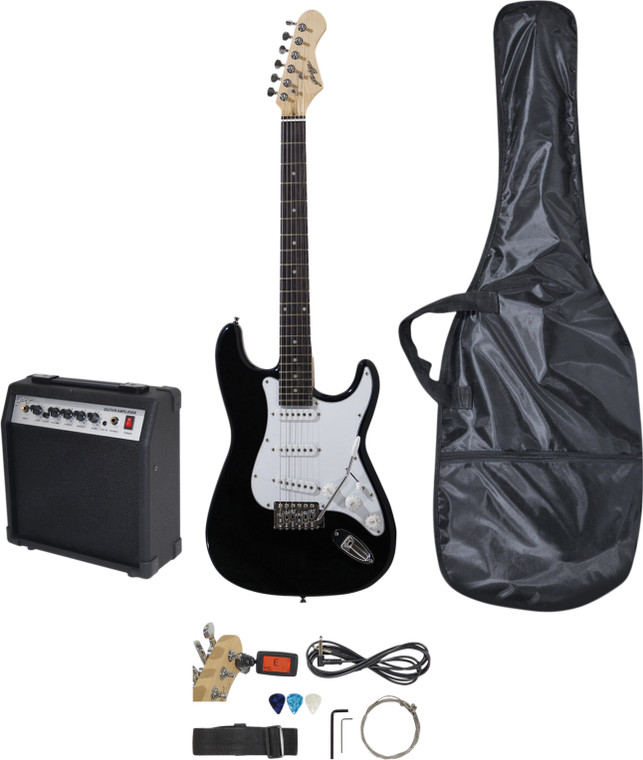 Johnny Brooks Electric Guitar Package - Black