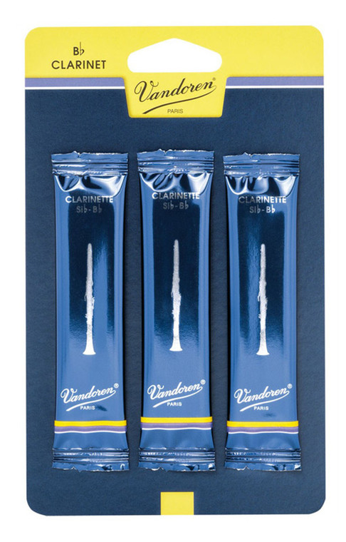 Vandoren Traditional - Bb Clarinet Reed - Three Pack