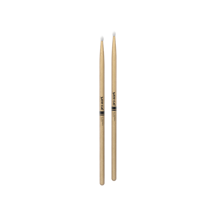 Promark Forward 5A Lacquered Hickory Drunsticks - Nylon Tips - TX5AN