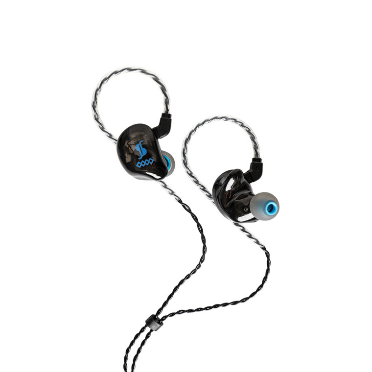 Stagg SPM−435 BK - High Resolution 4 Driver Sound Isolating In Ear Monitor Earphones