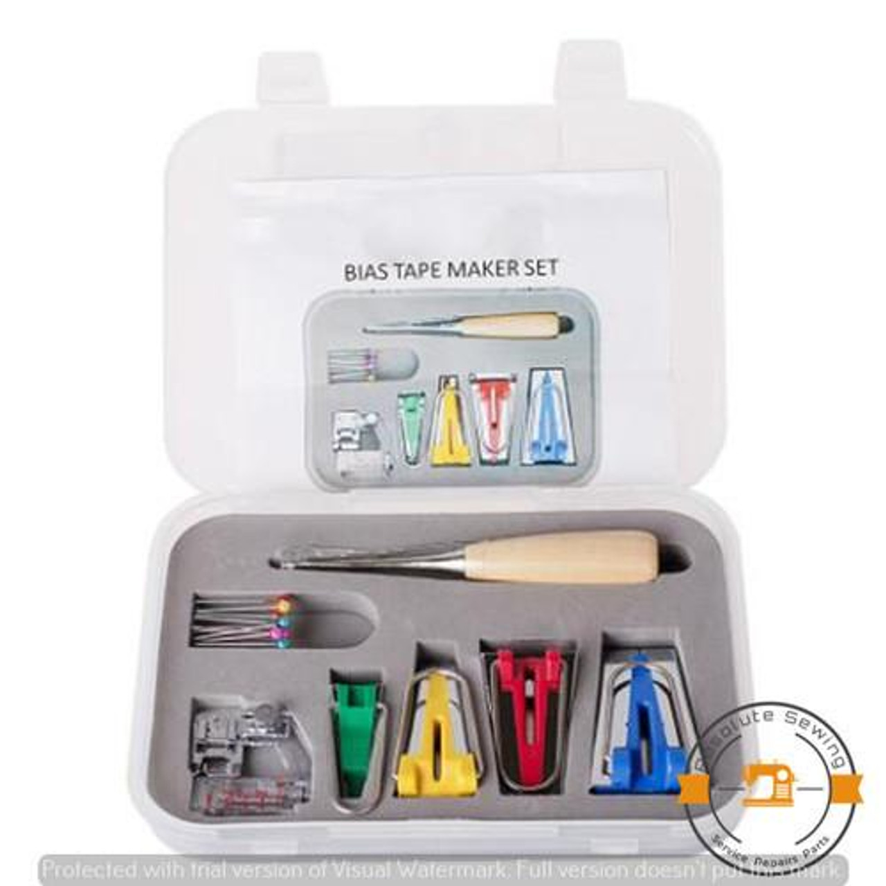 Absolute Sewing Bias Tape Maker Set in Box 
