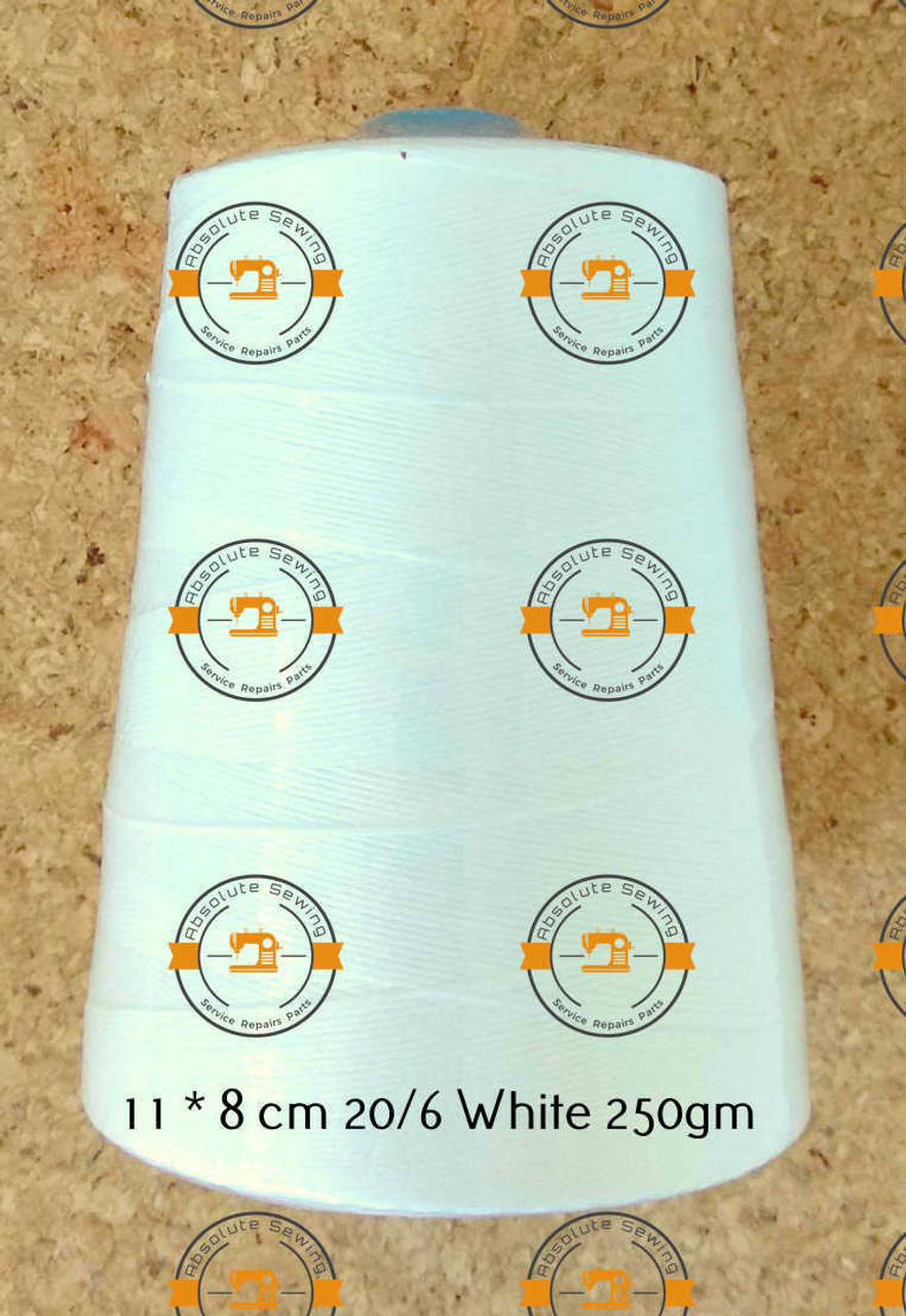 Yao Han Bag Closer Thread - White Spun Polyester Cone