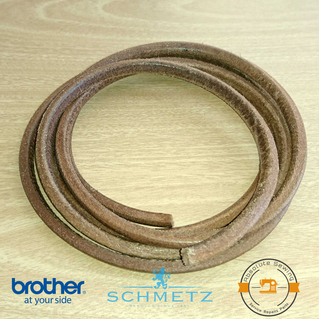 Leather belt - Industrial sewing machines - 8mm