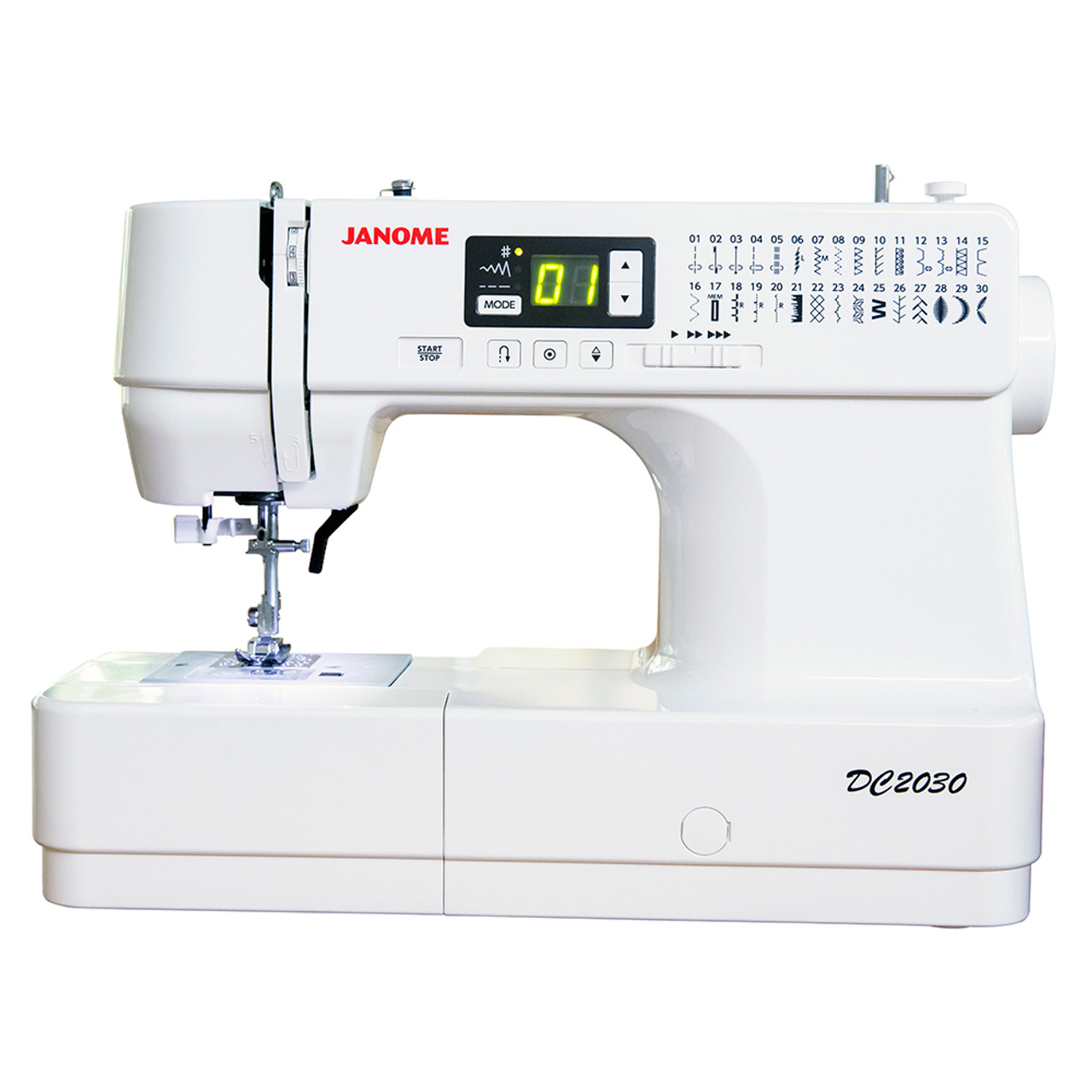 The Janome DC2030 is a computerised sewing machine