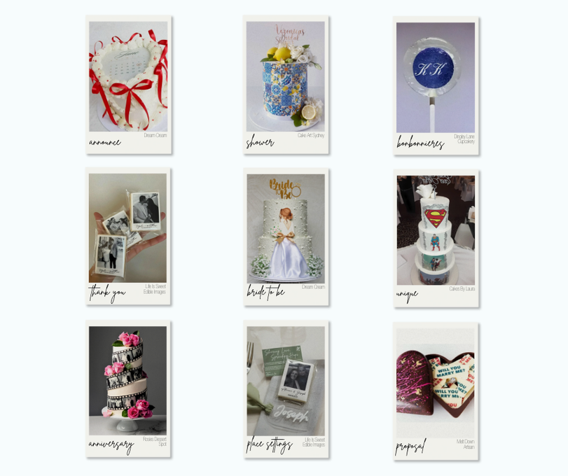 Say I Do to Edible Images: Wedding Creations That Wow Say I Do to Edible Images: Wedding Creations That Wow