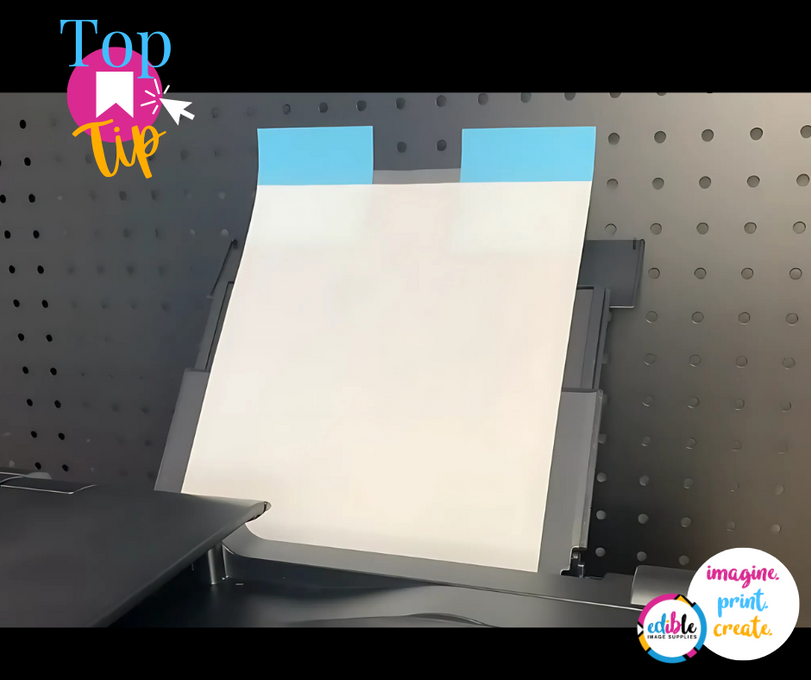 The Sticky Note Trick: A Simple Fix for Edible Printing Issues The Sticky Note Trick: A Simple Fix for Edible Printing Issues