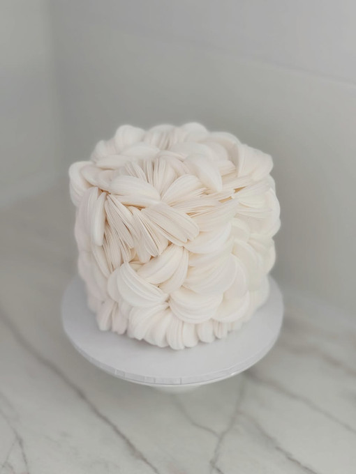 900 Edible Wafer Paper Circles Later... This Stunning Cake Was Worth Every Minute