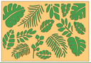 Belle Stencils - Mixed Leaves