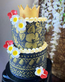 Belle Stencils - Samoan Comb Border