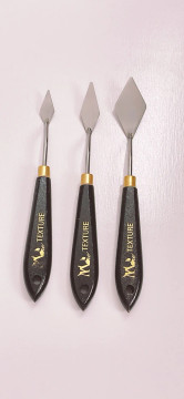 Set of 3 Piece Palette Knife Set Diamond Series