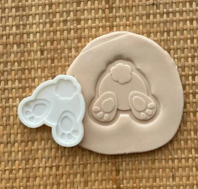 Bunny Butt Cookie Stamp & Cutter