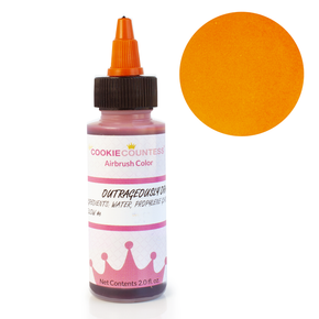 Cookie Countess - Outrageously Orange edible airbrush colour 2oz