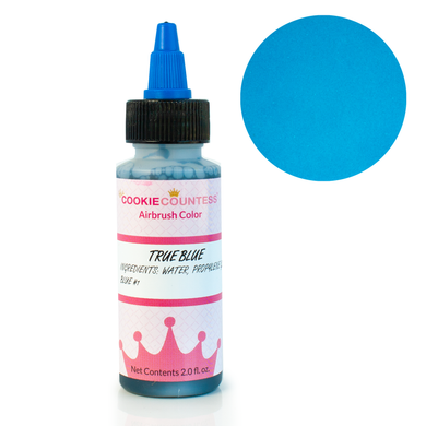 Cookie Countess - True Blue edible airbrush colour 2oz
