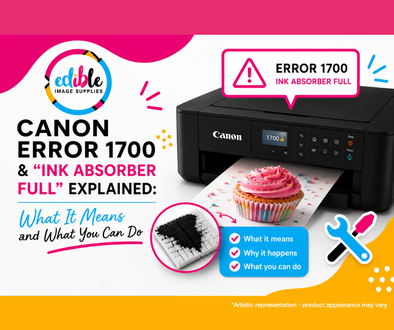 Canon Error 1700 & “Ink Absorber Full” Explained: What It Means For Your Edible ink Printer and What You Can Do