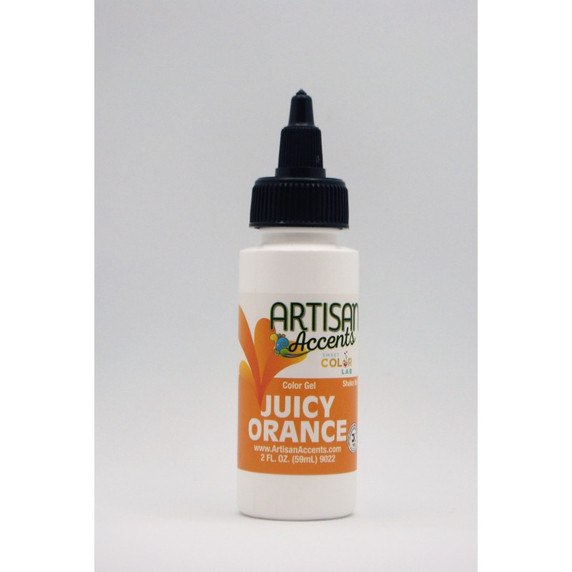 Artisan Accents Individual Colour Gel  - Juicy Orange