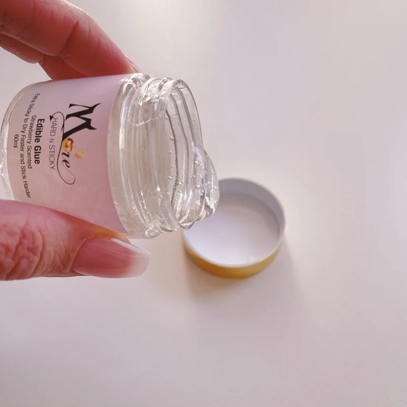 More Hard n Sticky Thick Strawberry Edible Glue 60ml More Hard n Sticky Thick Strawberry Edible Glue 60ml