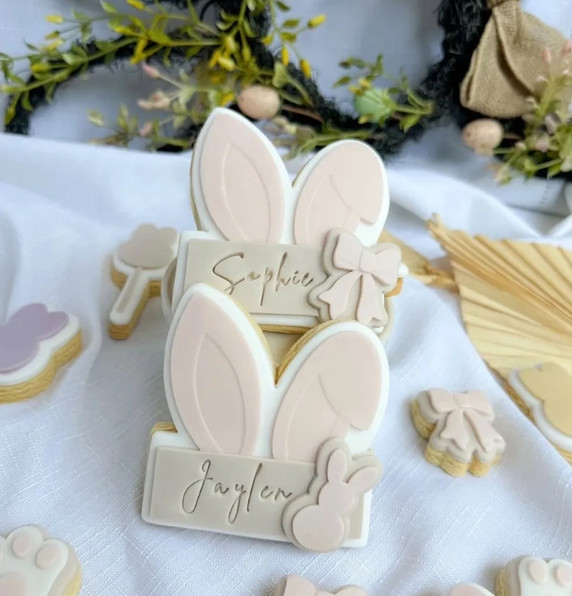 BECOH Collective - Bunny Ear Name Plaque Stamp & Cutter