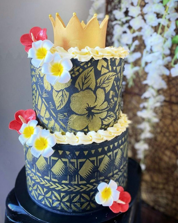 Belle Stencils - Samoan Comb Border