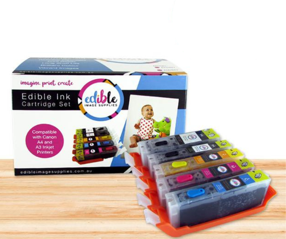 What is the Expected Print Yield of an Edible Ink Cartridge Set