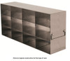 2" boxes, 4 deep x 3 high, side loaded - Laboratory Freezer Rack
