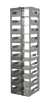 2" boxes, chest freezer rack, 10 positions high - Laboratory Freezer Rack