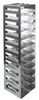 2" boxes, chest freezer rack with locking rod, 11 positions high - Laboratory Freezer Rack