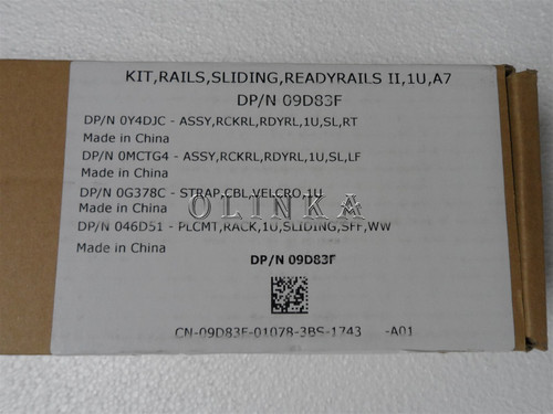 DELL POWEREDGE R630 SERVER RAILS SLIDING READYRAILS II 1U RAIL KIT 9D83F 81WCD