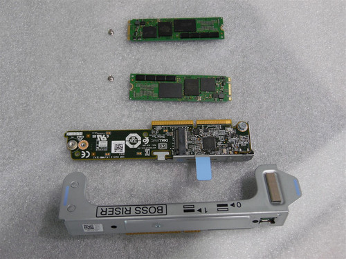 DELL EMC POWEREDGE SERVER R450 R650XS BOSS DUAL M.2 ADAPTER 480GB KIT 7RKD7