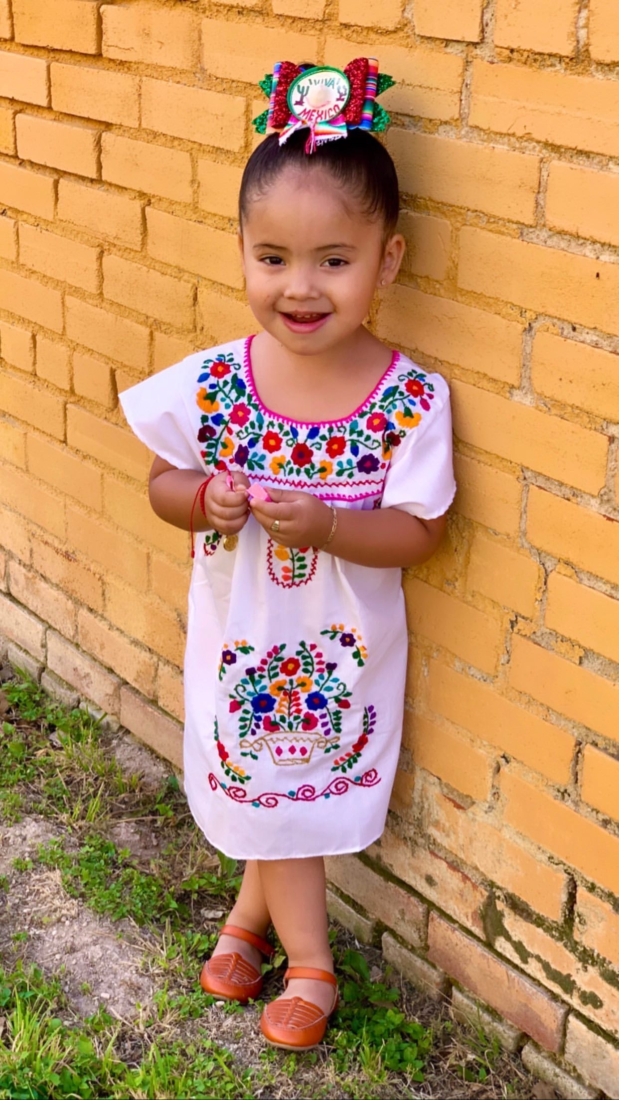 embroidered puebla dress Apparel – W!ld Moon Marketplace main image 0