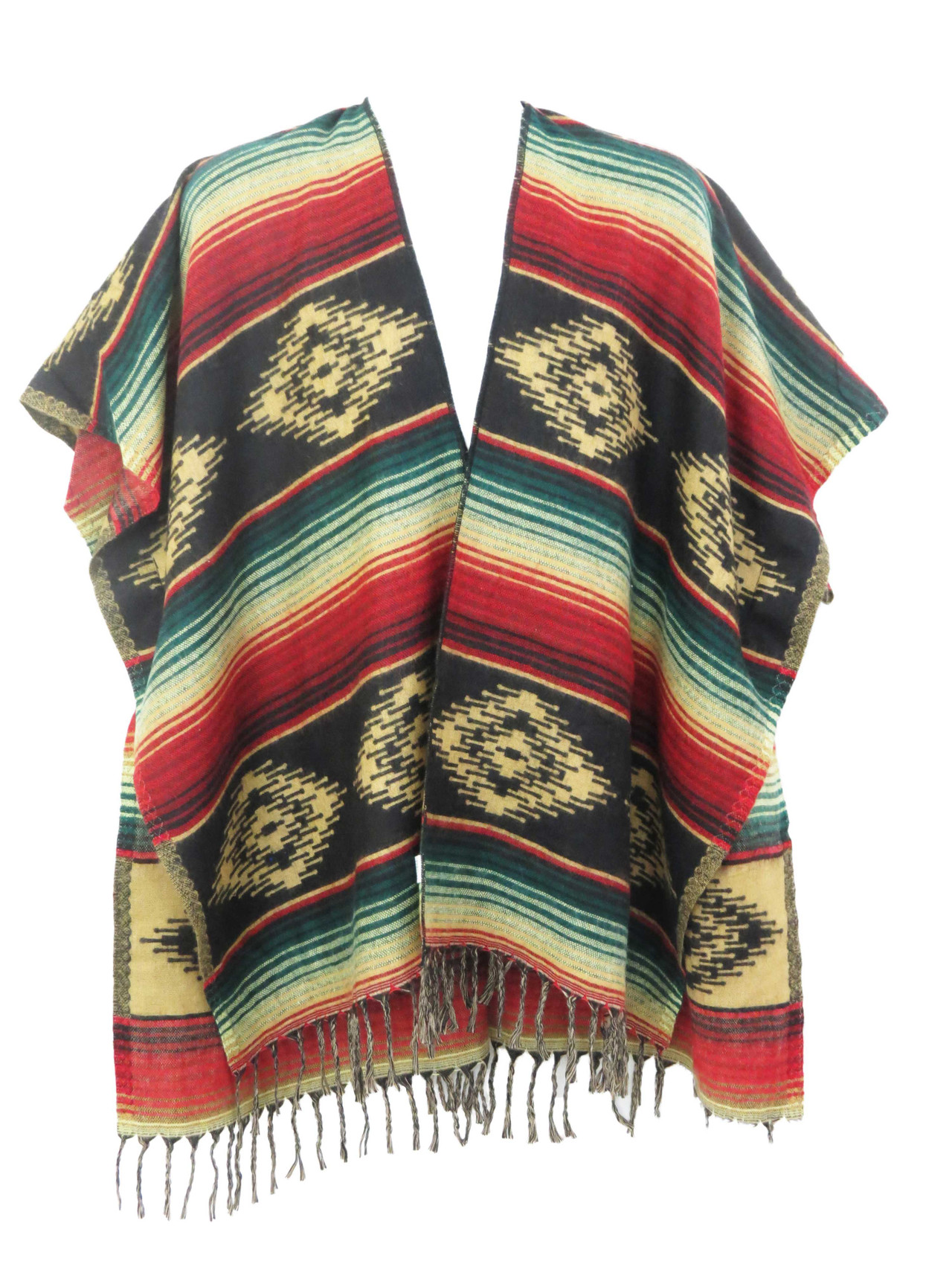 Southwestern Classic Soft Ruana Shawl