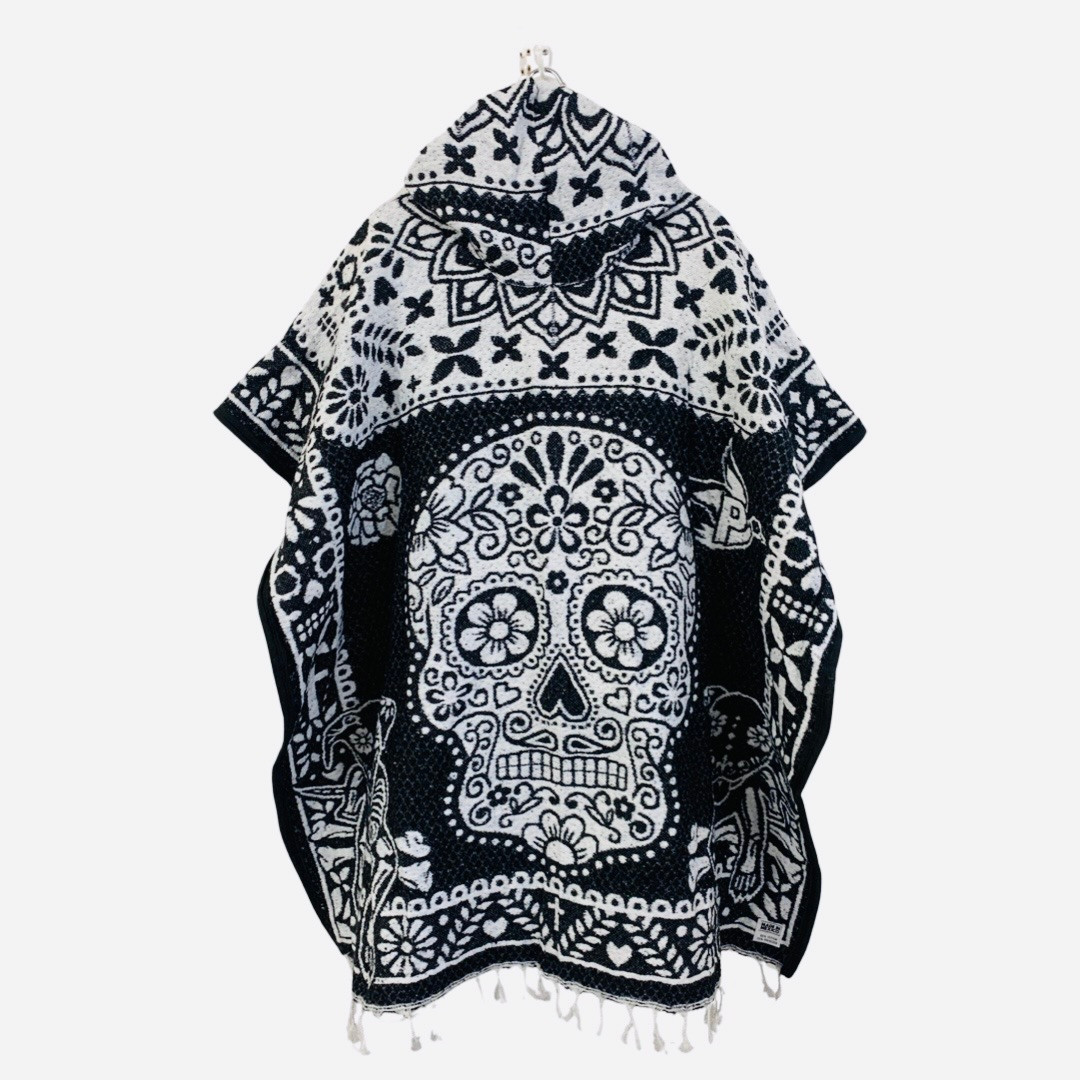 Baha Ranch Dia de las Muertes Drop Shoulder Cardigan