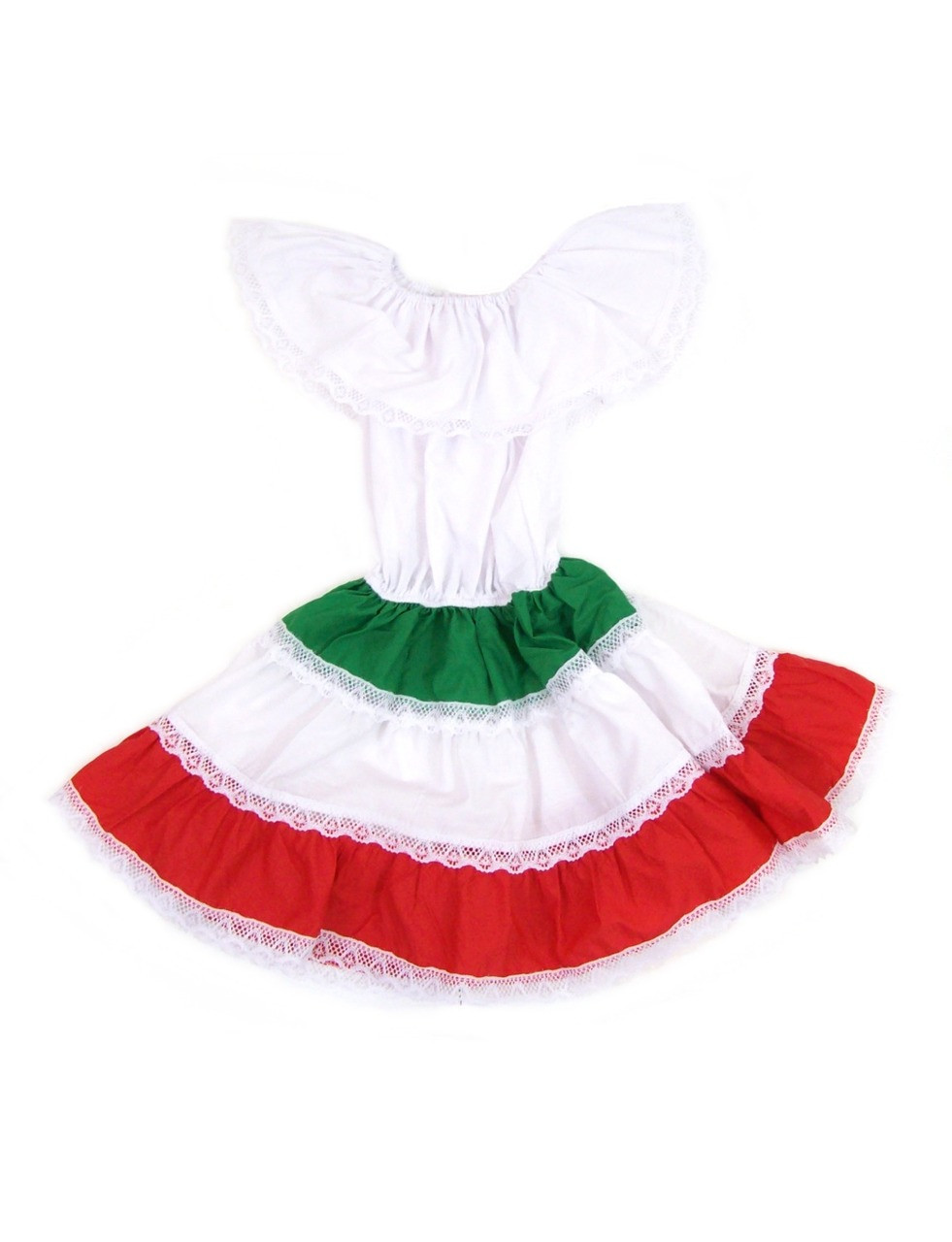 Mexican Dresses For Girls 3 Colors FREE Shipping