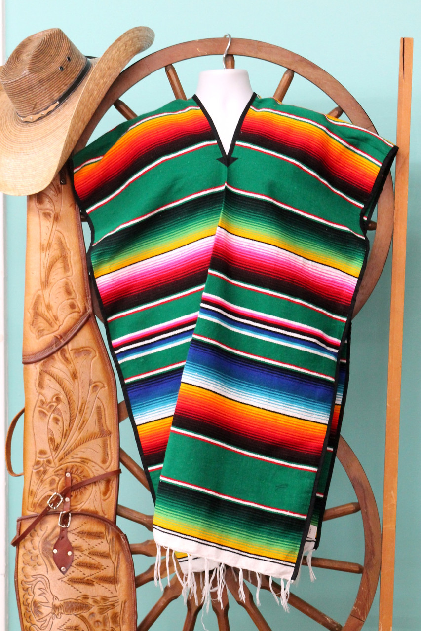 Mexican Sarape Poncho Pancho
