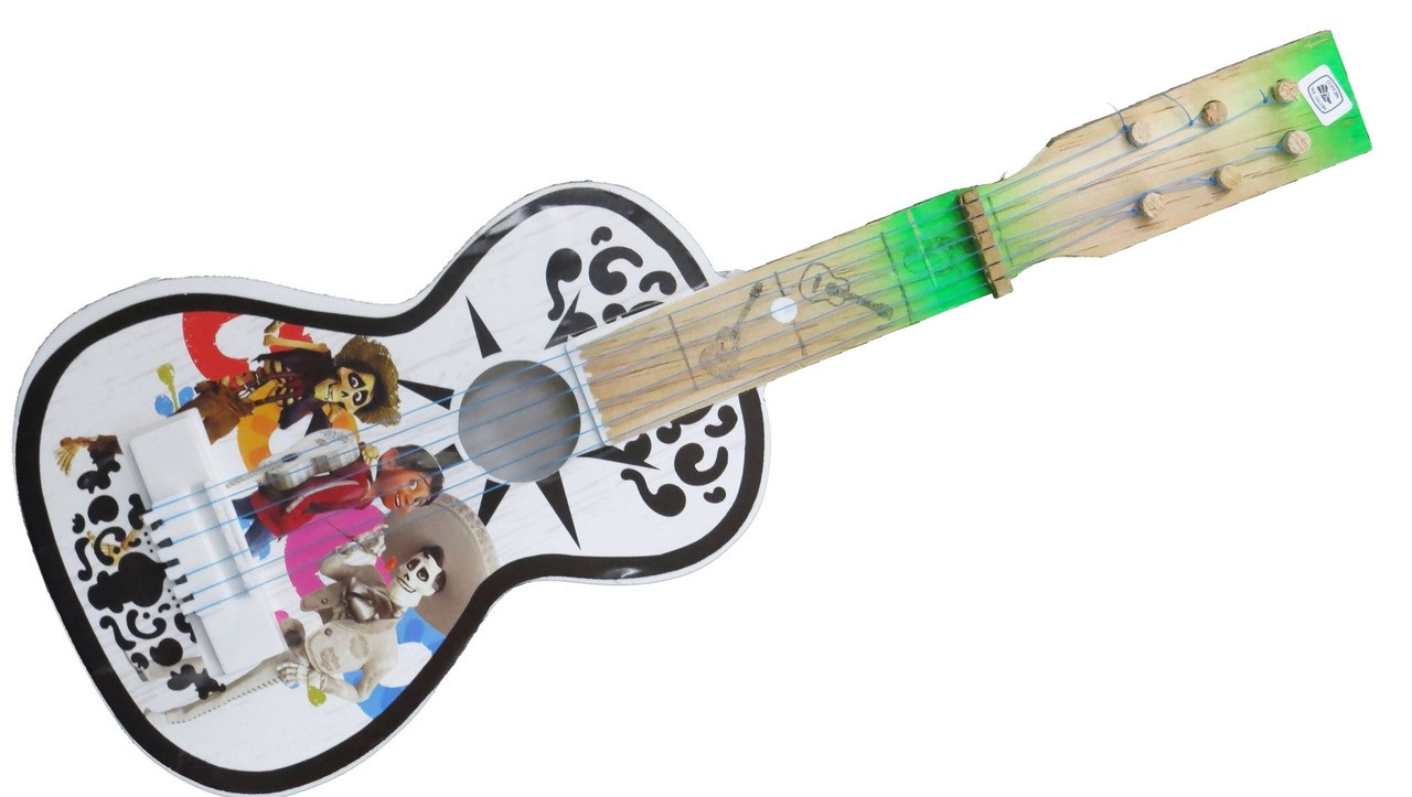 Mexican Toy White Guitar Coco Party Decoration Day Of The Dead