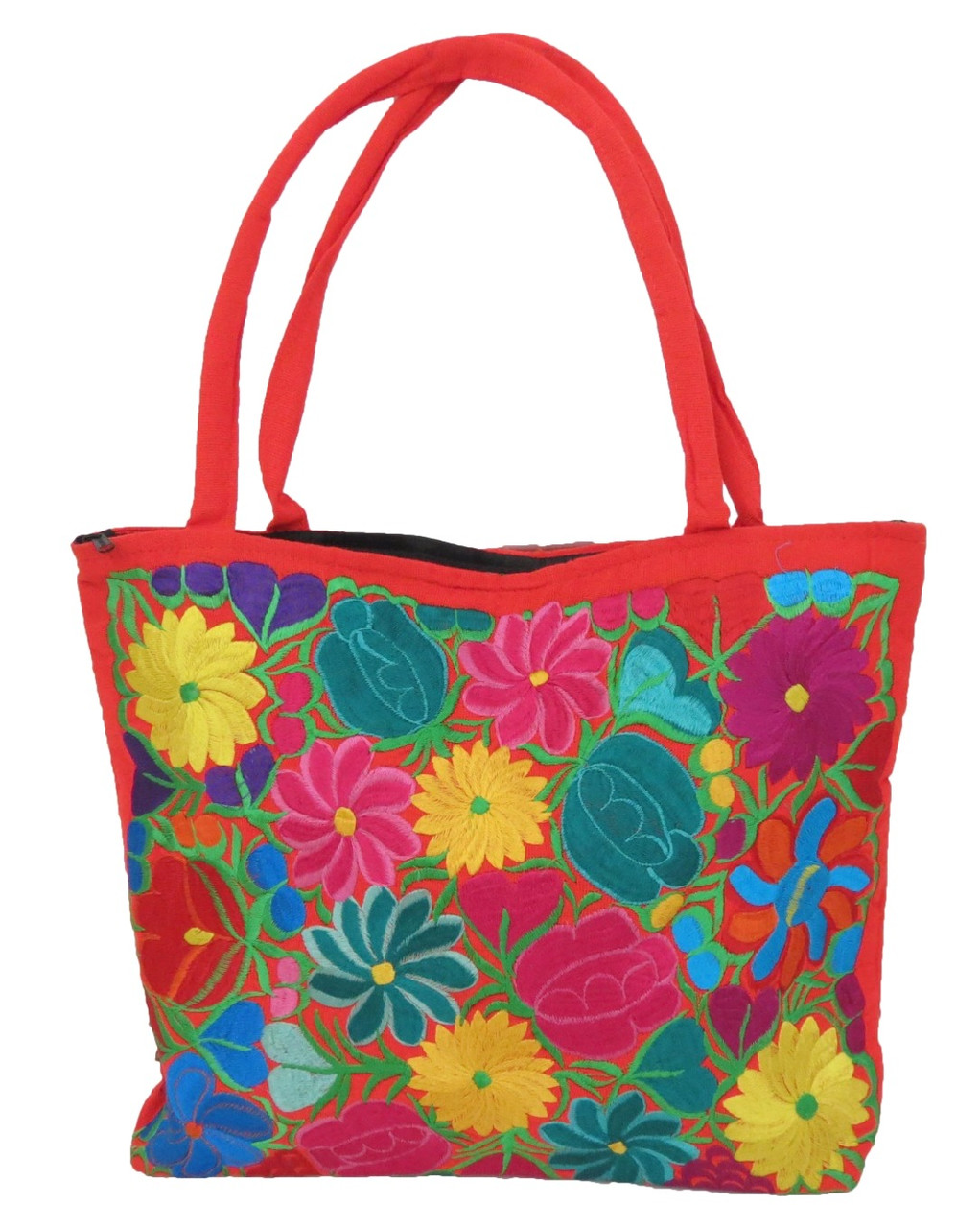 fcity.in - Floral Embroidered Sky Blue Color Beautiful Jaipuri Potli Bag For