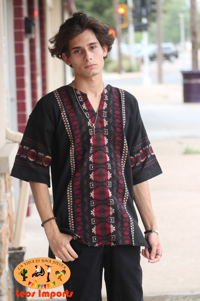 Unisex Chiapas Embroidered Shirt