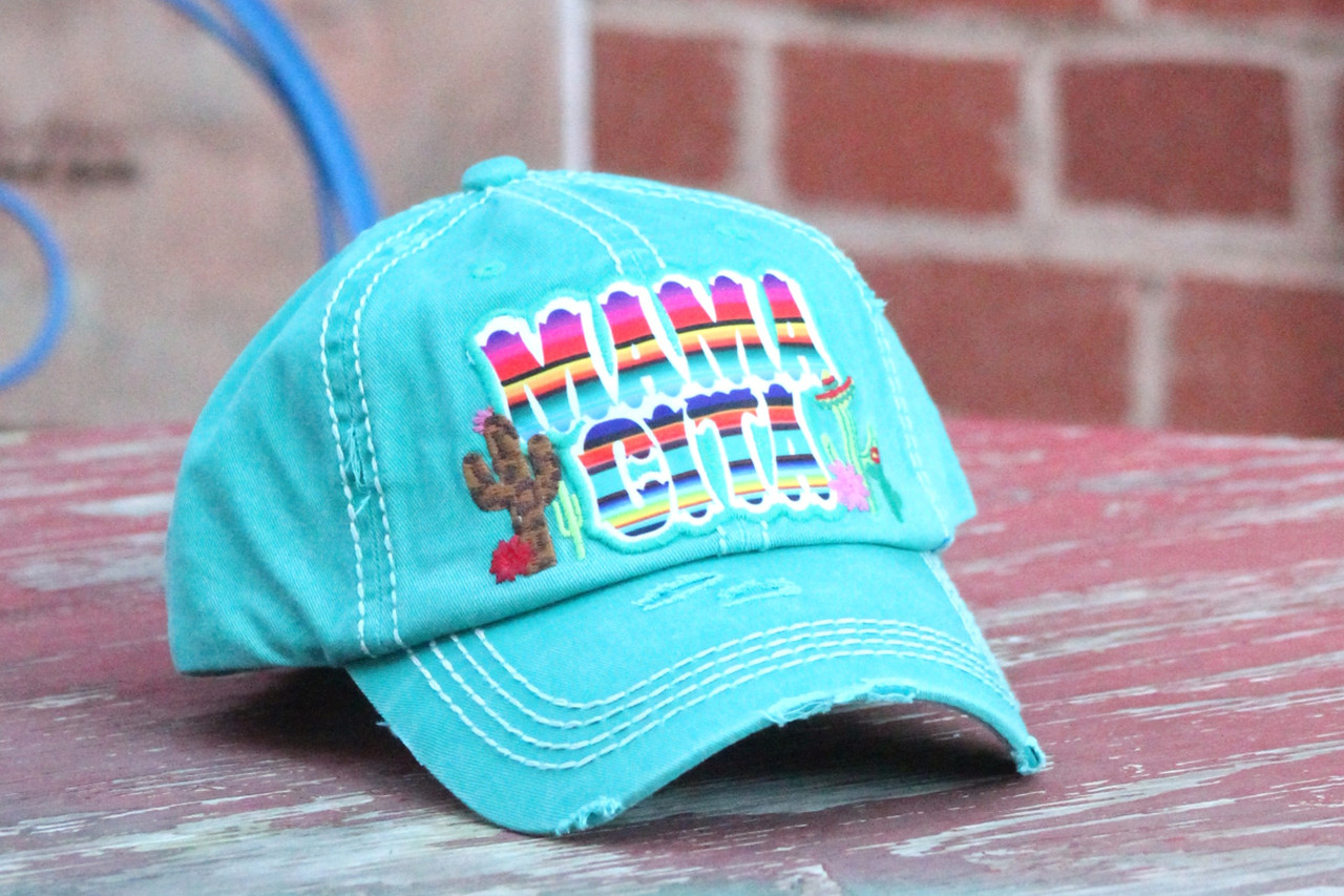 Keep It Gypsy Ball Cap Serape Denim