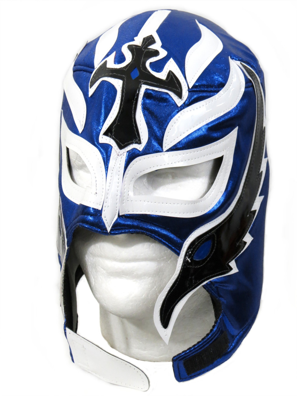 Rey Mysterio Adult Lucha Libre Mask Vibrant Blue | Officially Mexican Wrestler Luchador Mask