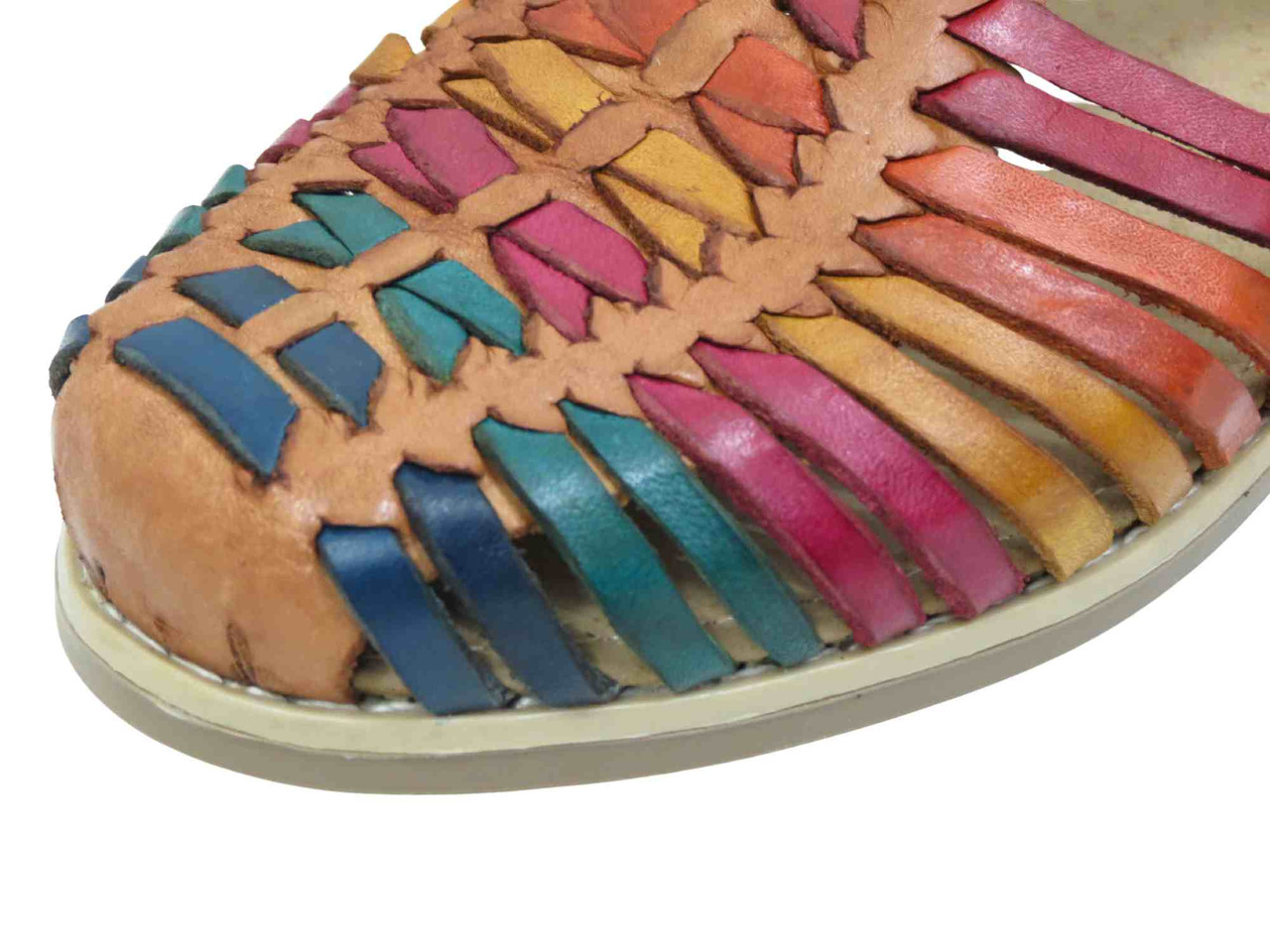 multi colored huaraches