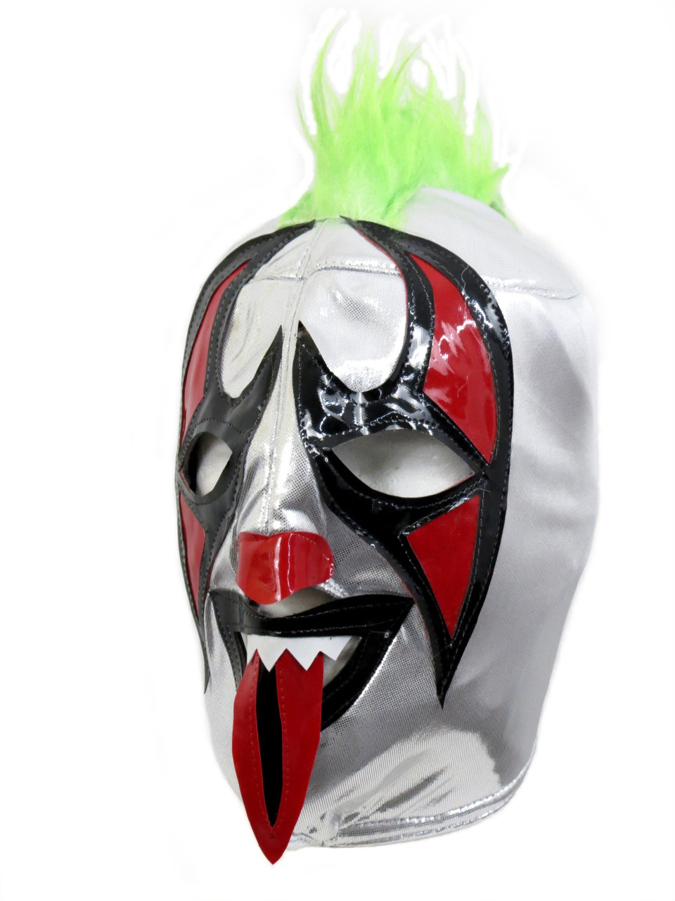 Clown Luchador Wrestling Mask - Authentic Mexican Costume Accessory