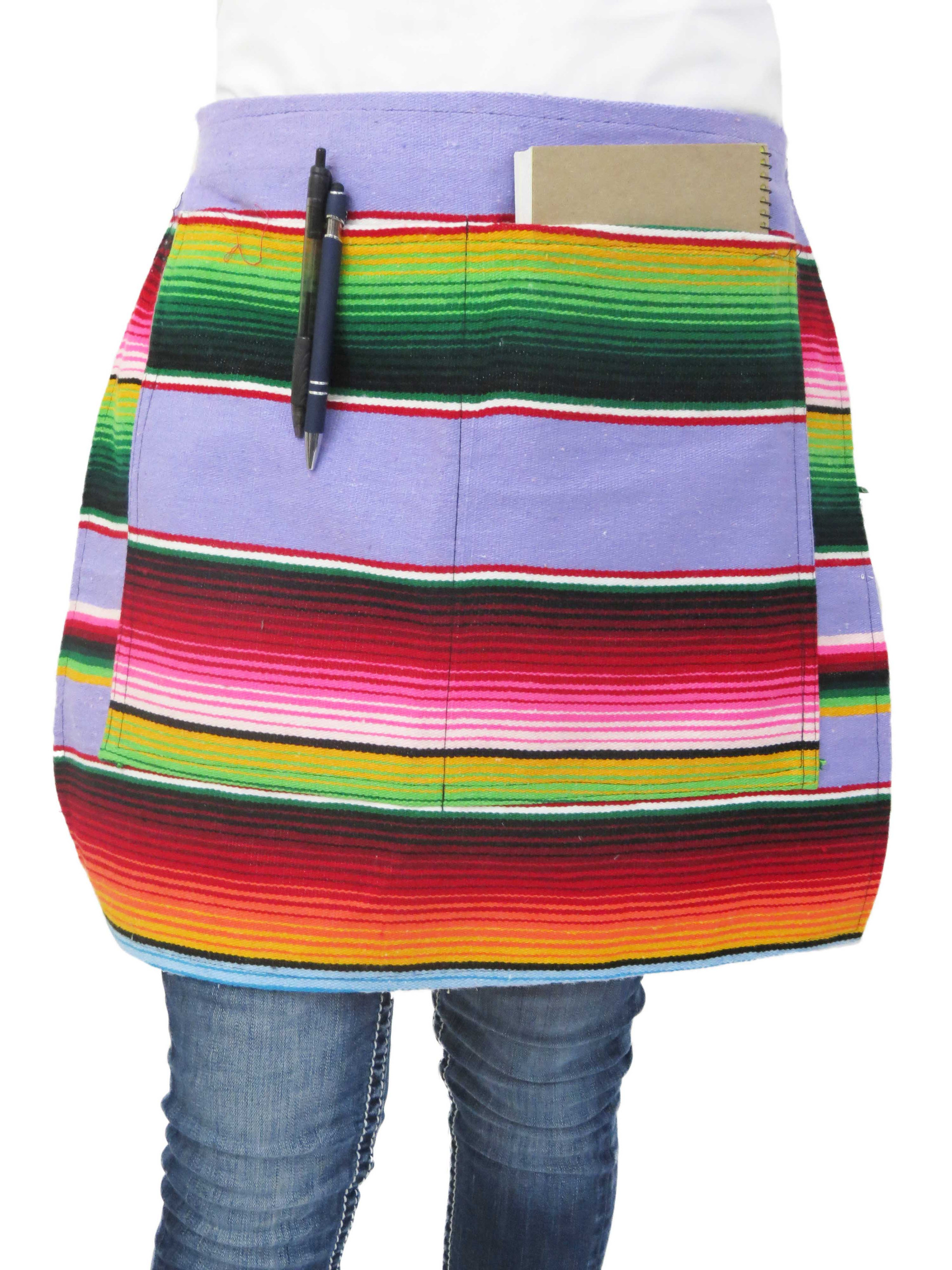 Mexican Serape Adult Apron with Pockets