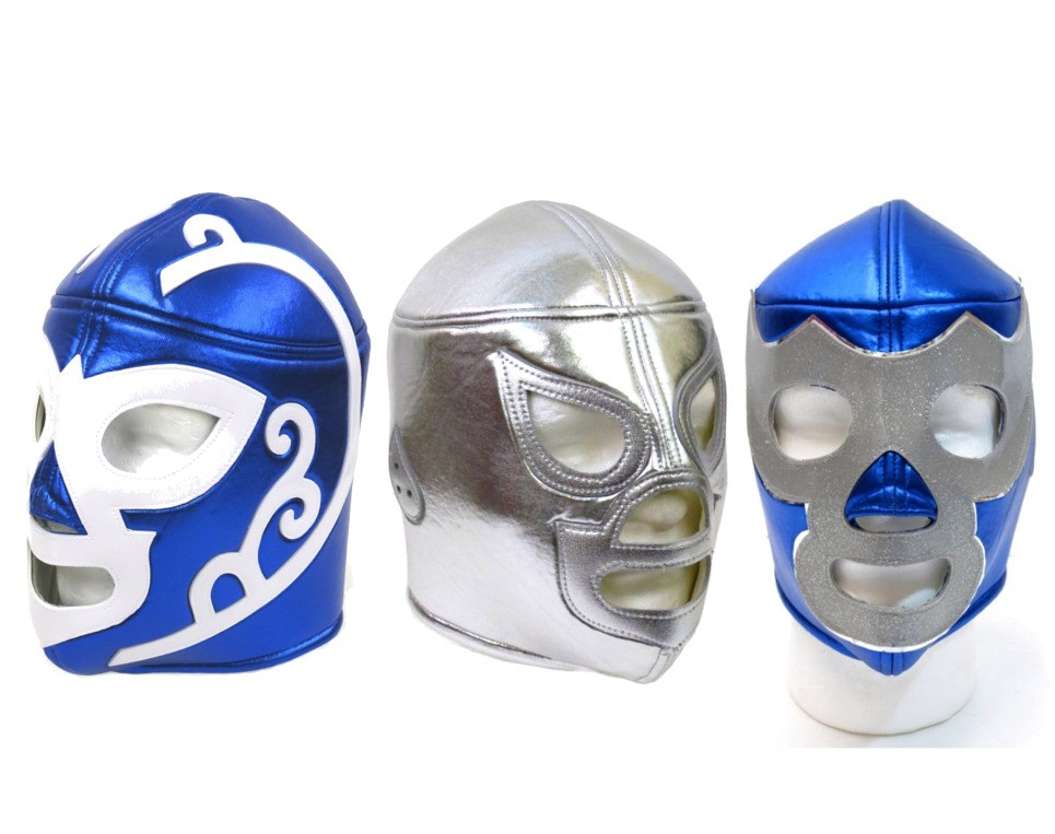 Classic Luchador Masks El Santo, Blue Demon, Huracan Ramirez