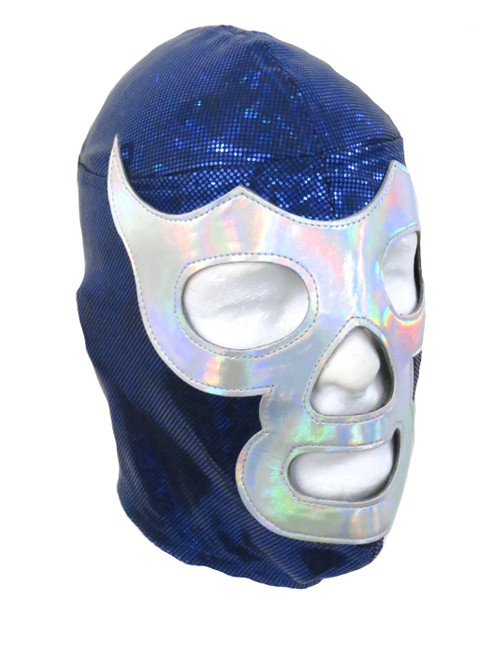 blue demon mask