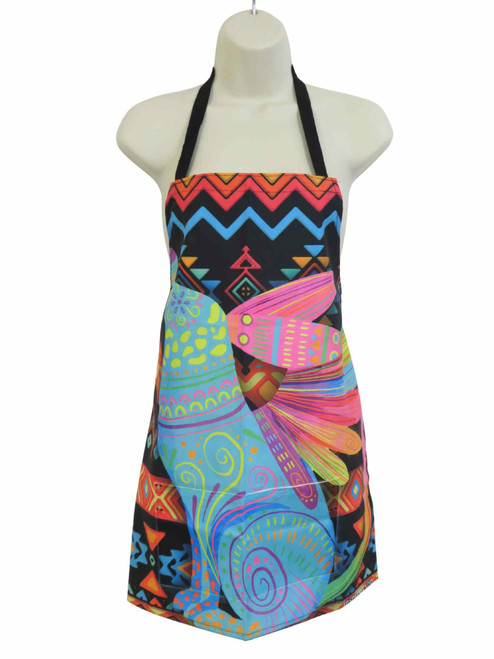 Colibrí Multicolor Apron – Handmade Mexican Kitchen & BBQ Wear