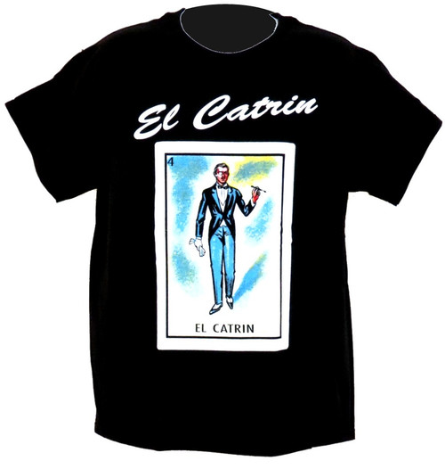 mexican loteria el catrin shirt