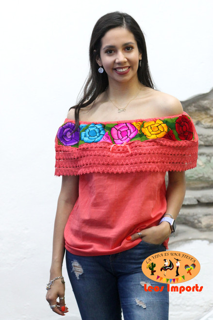 off the shoulder mexican blouse