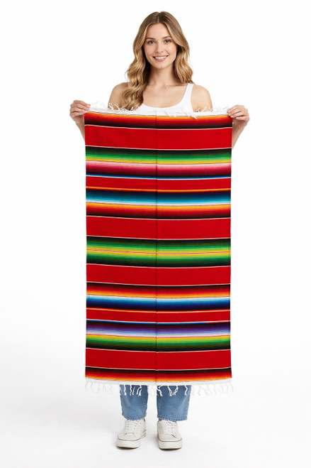 Serape Sarape Mexican Blanket XL 82