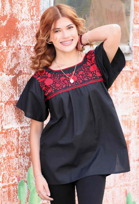Black and Red Solid